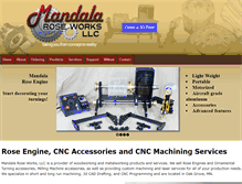 Tablet Screenshot of mandalaroseworks.com